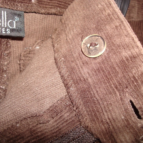 Ladies Corduroy Slacks Rafaella size 14P - Picture 6 of 7